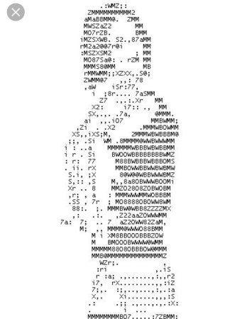 Фигуры из символов