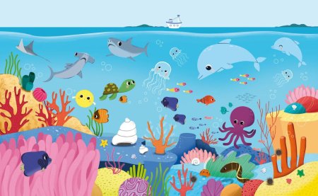 Дно океана для детей