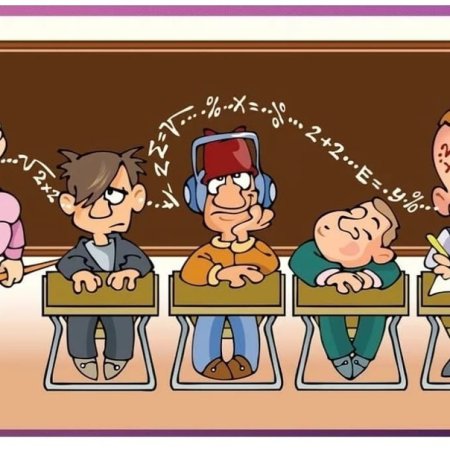 Раскраска школьный класс