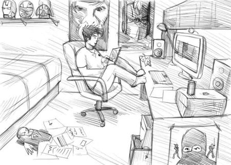 Студент карандашом