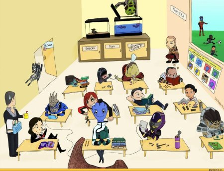 Спящий человек на парте