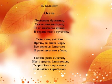 Бальмонт поспевает брусника