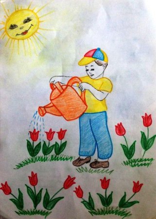 Рисунок на тему добрые дела