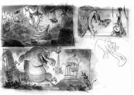 Раскадровка девушку красят