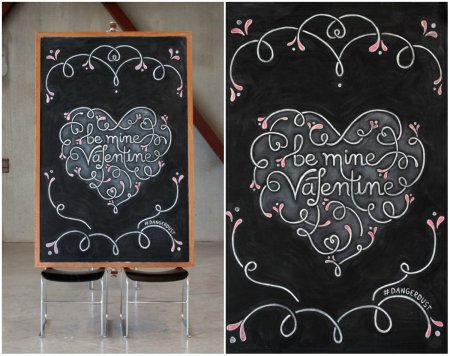 Рисовать мелом на доске