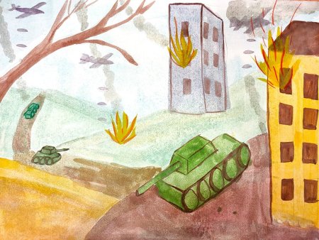 Рисунок освобождение от фашистов