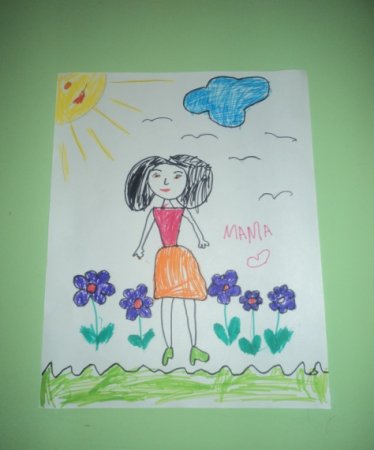 Рисование ко Дню матери