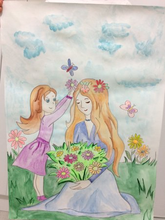 Детские рисунки мамы