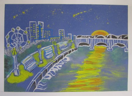 Рисунки Нижнекамска карандашом