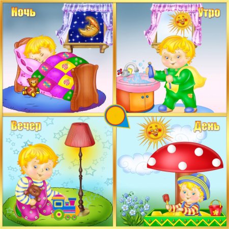 Сутки для дошкольников