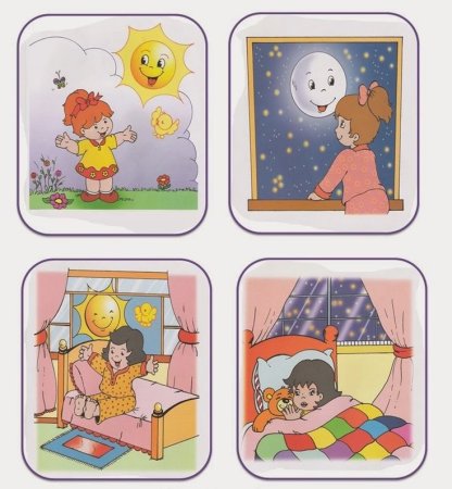 Сутки для дошкольников