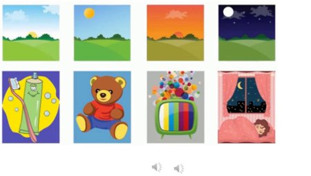 Части суток вектор