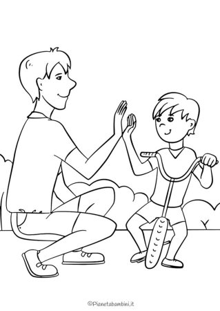 Father`s Day раскраска