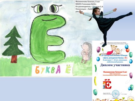 Конкурс день рождения буквы ё