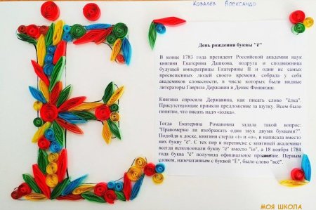 День рождения буквы ё