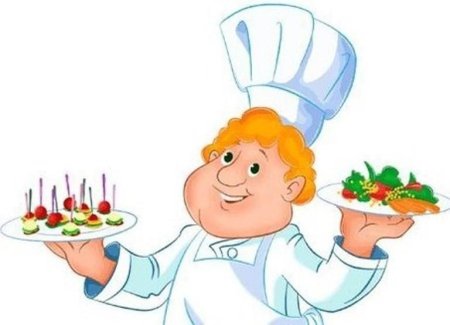 Повар раскраска для детей