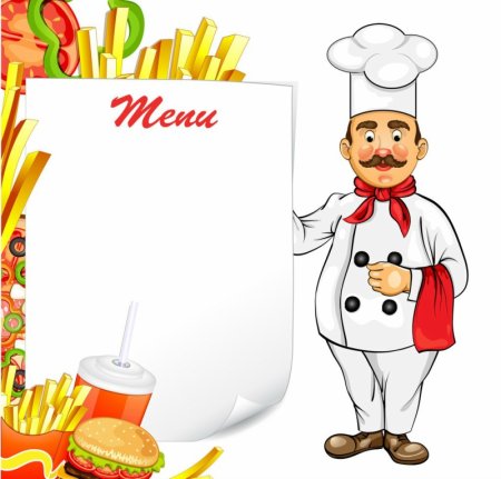 Повар с ножом логотип