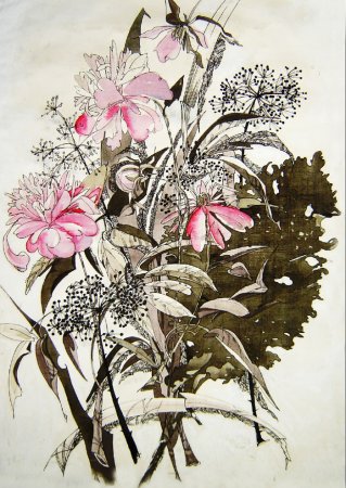 Иллюстрации акварель и тушь