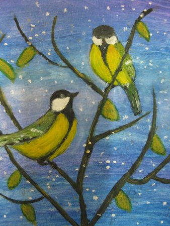 Мастер класс из пластилина Синичкин день