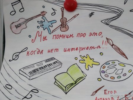 День без интернета рисунки