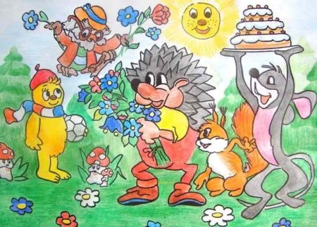 Мурзилка игра рисуем сказку цвета