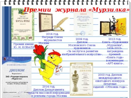 Проект детский журнал Мурзилка
