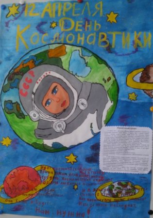 Раскраски Юрий Гагарин в космосе