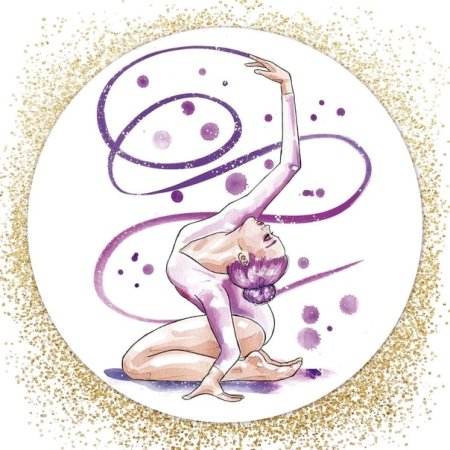 Открытка тренеру по гимнастике