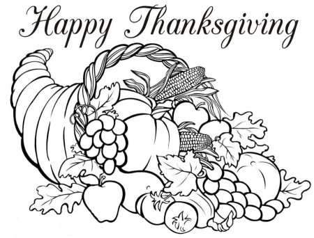 Раскраски индейки ко Дню Благодарения
