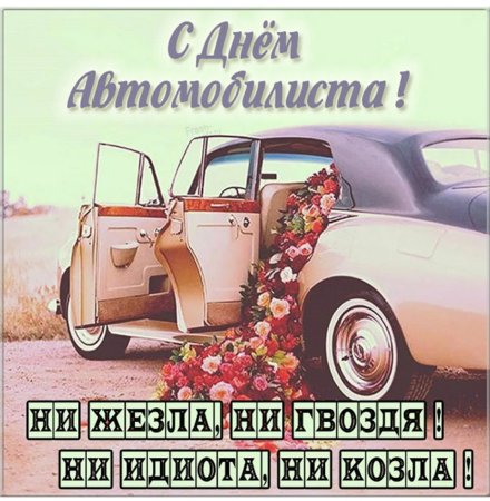С днем водителя