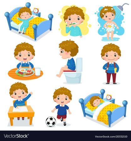 Рисунок на тему режим дня