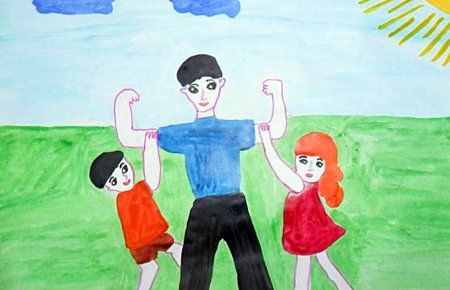 Рисунок для папы