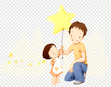 Клипарт отец и дети