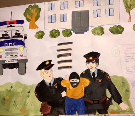 Поделка ко Дню сотрудника ОВД