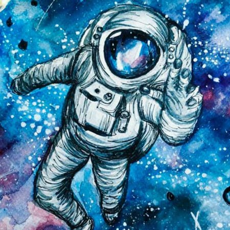 Космос рисунок