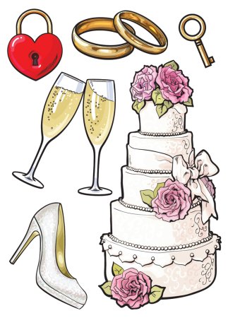 Свадебные Стикеры