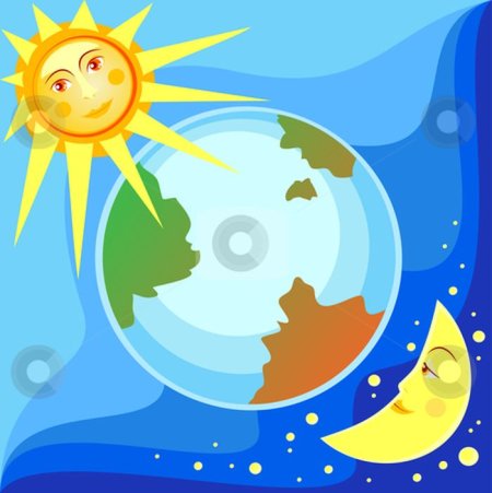 Сказочное объяснение смены дня и ночи