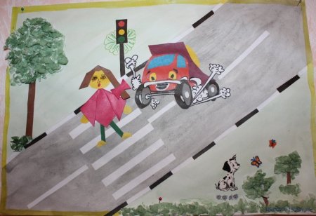 Рисунок ко Дню жертв ДТП