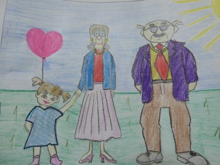 Рисунок ко Дню пожилого человека