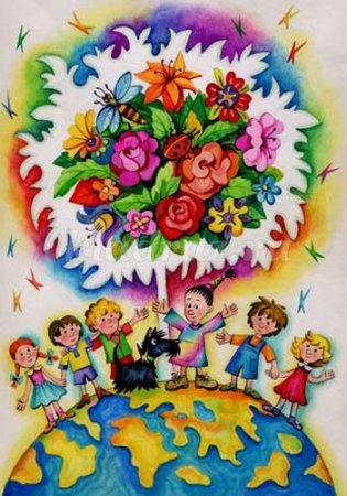 Раскраска Дружба