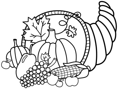 День Благодарения рисунок для детей