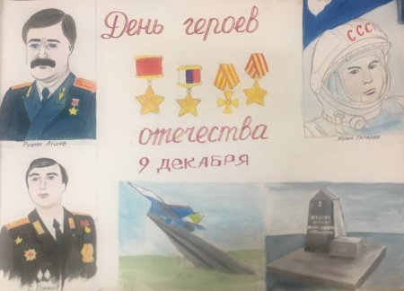 Рисунок посвященный Дню героев Отечества