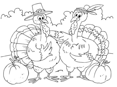 День Благодарения рисунки