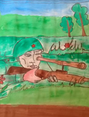 Рисунок на тему армия