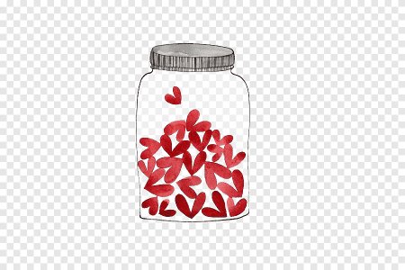 Баночка с сердечками