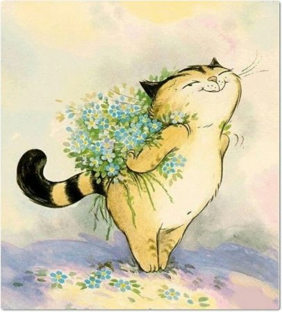 Открытки хорошего дня с кошками