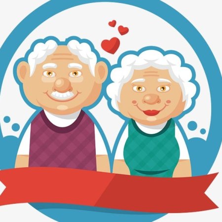 Логотип дедушка и бабушка