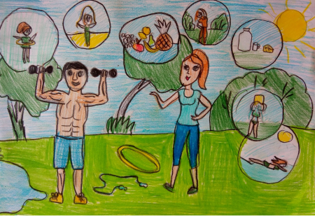 Здоровый образ жизни рисунок