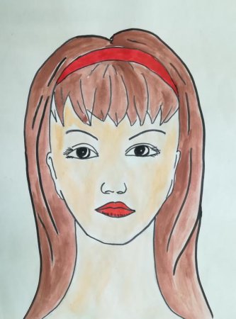 Рисунок на тему мама