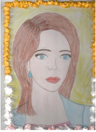 Портрет мамы для детей